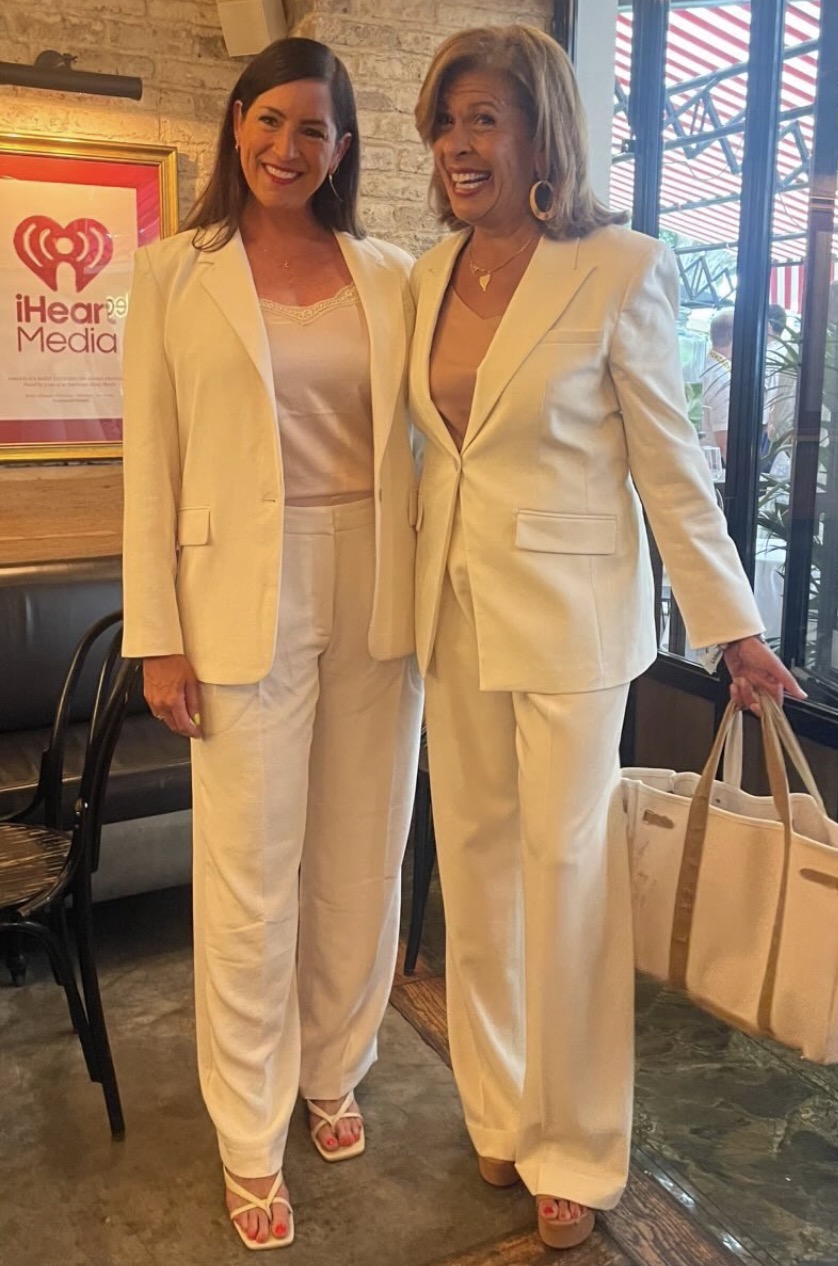 Sarah with Hoda Kotb